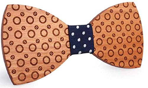 BeForBio Noeud papillon bois fait main, chic et tendance, accessoire mode ou idée cadeau. Ajustable facilement Cover