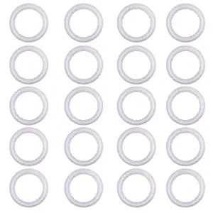 DERNORD Silicone Gasket Tri-Clover (Tri-clamp) O-Ring Pack of 20 (1.5