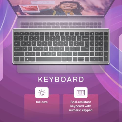 Image of Dell Inspiron 3530, Intel Core i5 13th Gen-1334U,16GB RAM, 1TB SSD, FHD 15.6 inch /39.62 cm, Win11+MSO'24 (Office 365*) Silver, 1.62kg, Backlit Keyboard,120Hz 250 nits Display /15 Month McAfee,Thin & Light