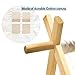 Trademark Innovations 3.3' Canvas A-Frame Teepee With Carry Case - Customizable Canvas Fabric (White)