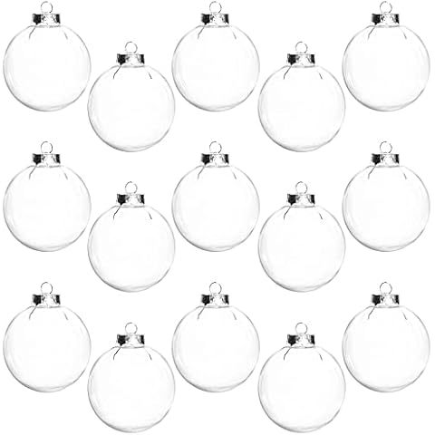DIY Clear Plastic Fillable Balls Ornament Cover