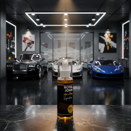 Image of Royal John Car Perfume - Smell Like a Luxury Car | Long-Lasting Freshness | 100ml Spray | Multipurpose Perfume | 1 Bottle for 3 Years