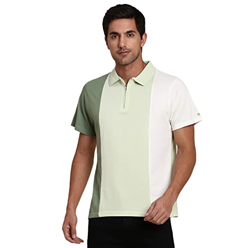 Image of Dennis Lingo Men's Slim Fit Olive Polo T-Shirt