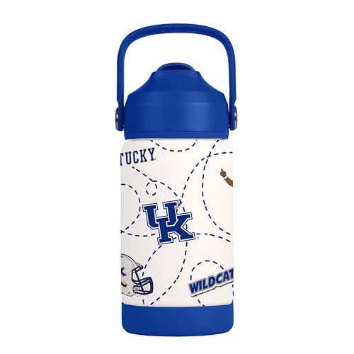 Image of Logo Brands NCAA Mascot Stainless-Steel Kids Bottle -Soft Silicone Mouthpiece, Easy To Carry, Kid-Friendly Design- Great For School & On-The-Go