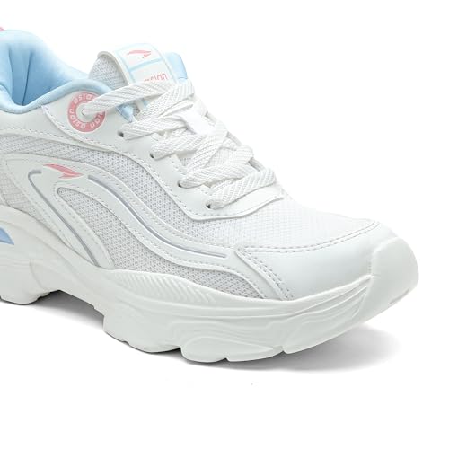 Image of ASIAN Blossom-17 Women's Stylish Sneakers | Lightweight, Breathable Mesh Shoes with Soft Cushion Sole & Trendy Design | Ideal for Gym, Travel, Running & Walking