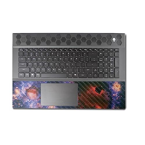 Image of MightySkins Carbon Fiber Skin Compatible with Alienware M18 R1 (2023) Full Wrap Kit - Andromeda | Protective, Durable Textured Carbon Fiber Finish | Easy to Apply & Change Styles | Made in The USA