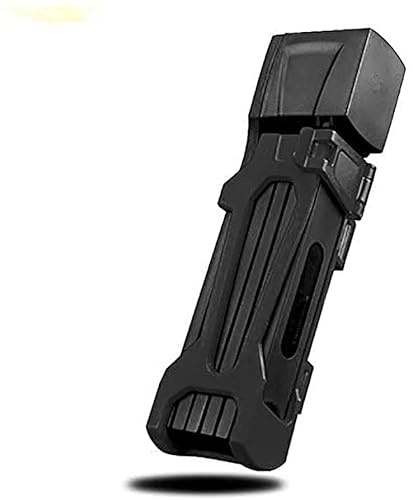 ZECHAO Anti-Theft Folding Lock,Bike Lock Lightweight Joint Lock Anti-Hydraulic Pliers Mountain Bike Electric Car Lock Bike Lock Bicycl Anti-Theft Lock (Color : Black, Size : 90CM)