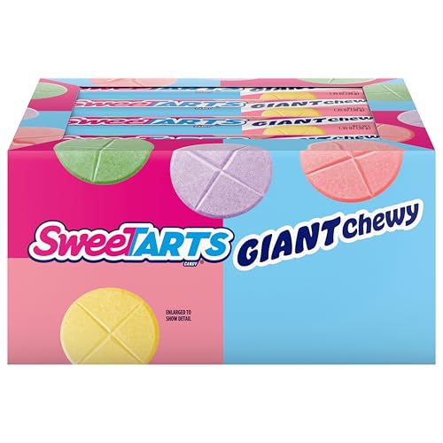 SweeTARTS Giant Chewy Candy, 1.5 ounce Pouch, Pack of 36