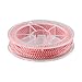 8 Strands PE Fishing Line, High Abrasion Resistant Trolling Lure Hook Cord with Strong Tensile Strength, Red and White Leader Line, 10M, 0.8mm(0.8mm)