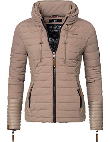 Preisvergleich Produktbild Navahoo Damen Übergangsjacke Steppjacke Gini Taupe Gr. S