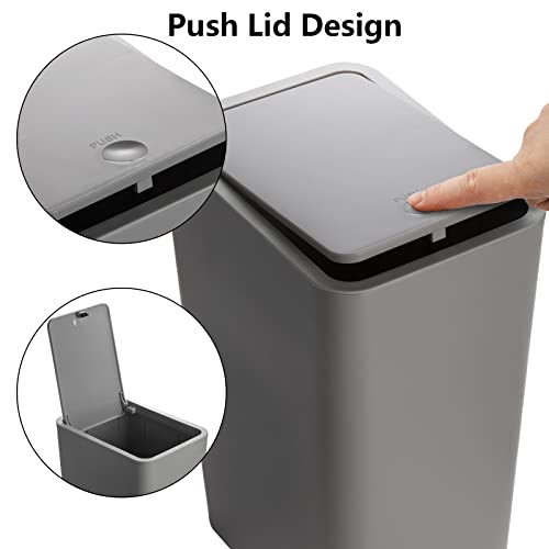Caneca de basura rectangular 15 L x 2 unidades miniatura 4