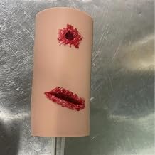 Hemorrhage Control Stop Bleeding Trainer Model, Laceration Simulator Model, Simulates Wound Packing and Tourniquet Trainer, for Practicing Hemostatic Dressing Techniques