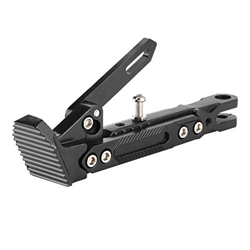 Soporte de pie de motocicleta universal de aluminio regulable con 6 niveles 6