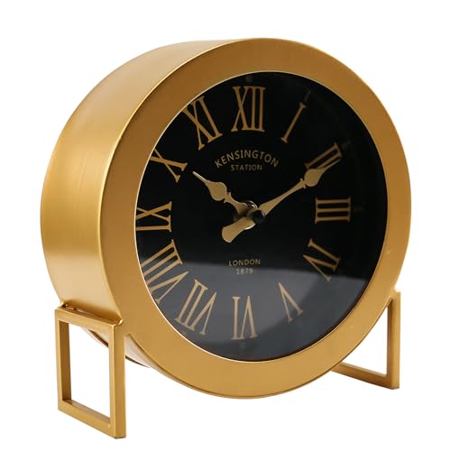 Vintage-Desk-Clock-Digital-ClockShelf-Desk-Top-Clock-Battery-Operated-Mantel-Clock-for-Living-Room-Office-Bedroom-Home-DecorGolden