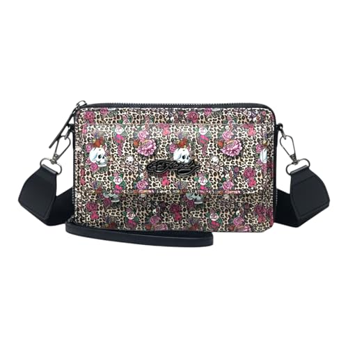 ED HARDY Women's Wallet Crossbody EHW209 (Cheetah)