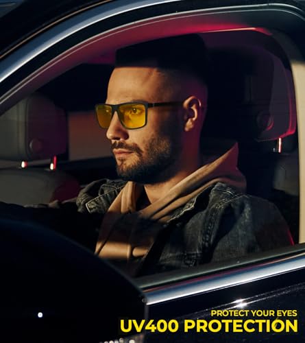 Image of KALIYADI Sunglasses for Mens Polarized-Sunglasses: Men Sun Glasses with UV400 Protection for Driving Fishing Golf