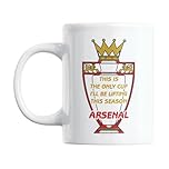 Gift Island Mug Gift for Arsenal Fans | Football Secret Santa Mug Gift for Arsenal Supporters | Football Stuff, Joke Mug for Friends, Colleague, Cousin, Uncle, Dad, Father, Son, Brother 11oz