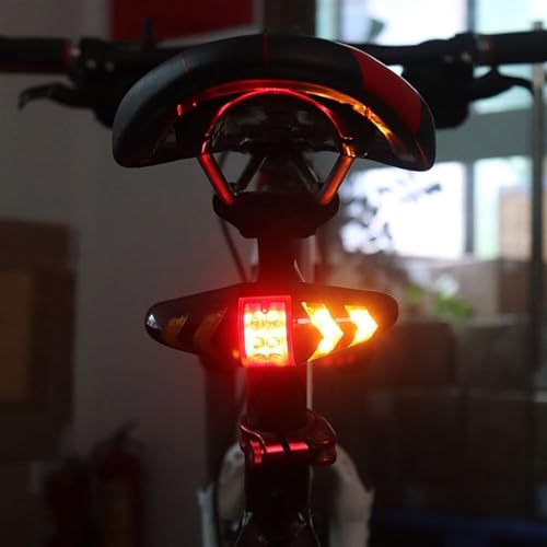 Feu arrière intelligent sans fil SCRUBY avec éclairage LED télécommandé pour vélo