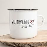 Vintage: Jeder Emaillebecher ist ein Einzelstück - leichte Macken und Unebenheiten im Lack sind gewollt und sorgen für das Gewisse etwas und machen aus jeder Tasse ein Unikat!