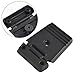 2-Pack Black Plastic Cooler Replacement Latch, 61 x 80 mm Front Button Buckle with 34 mm Hole Spacing, Compatible with Standard Coolers and Incubators,