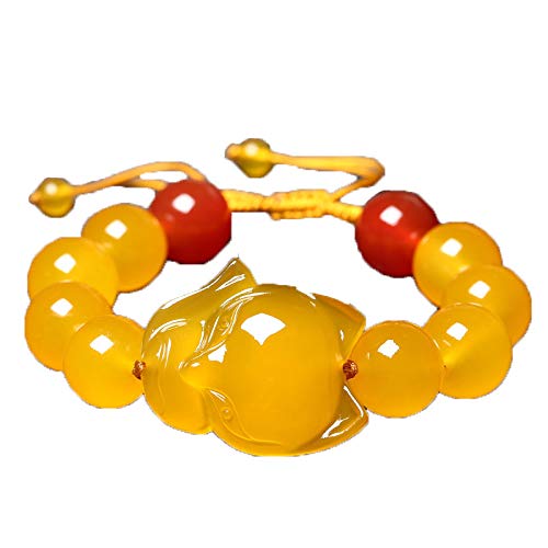 Bracelet de chalcédoine brésilien idéal au bureau ou en yoga