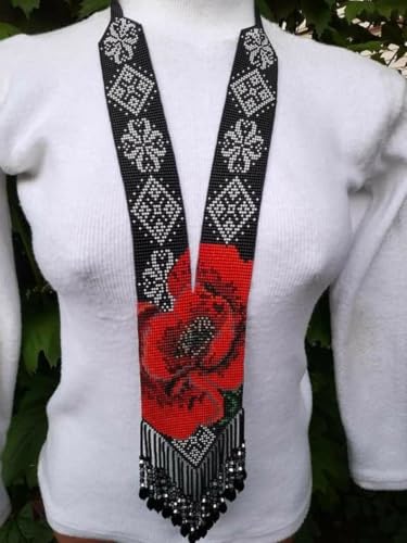 Collier ukrainien traditionnel en perles, le cadeau idéal - 2