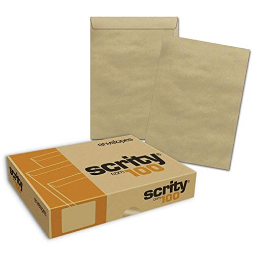 Scrity SKN347, Envelope Saco, Multicolor, Pacote de 100