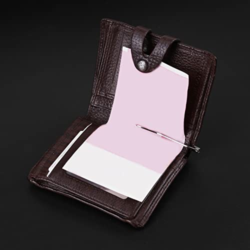 image for Walfront 5 Packs Slim Spring Loaded Bifold Money Clip Bar Plated Men's