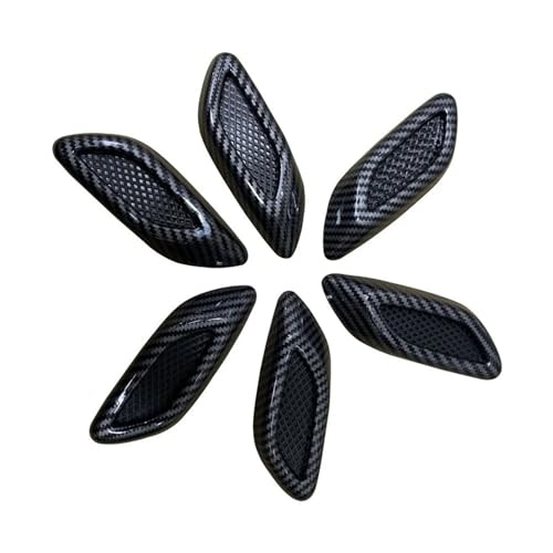 Persiennes de lunette arrière universelles en carbone pour projet tuning