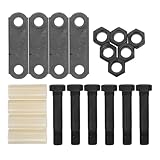 De précision : fabriqué avec précision pour garantir stables et fiables, réduisant de problèmes mécaniques, kit de remorque, kit de boulons de manille d'essieu de remorque