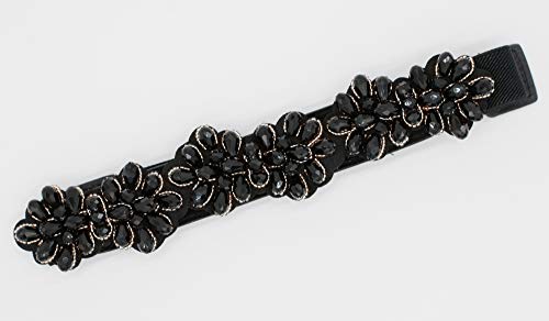Ami Veil Women's Floral Beaded Crystal Stone Belts Elastic Waistband #TOP1