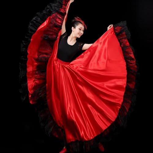 Jupe de danse orientale pour Halloween et jupes espagnoles amples - 4