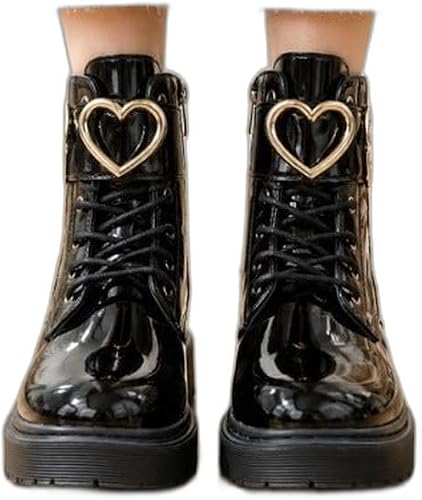 Kids Girls Heart Detail Boots