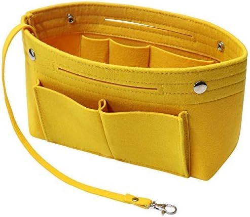 Soyizom filcowa torebka, torebka, organizer z kieszeniami, torebka do torebki z brelokiem do kluczy dla Speedy, Neverfull, 8 kolorów