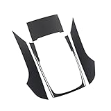 Center Console Gearshift Frame Decoration Sticker Trim For A&u-di A&6 C&7 2012-2018 Carbon Fiber Color Accessories Trim Interior (Size : High Carbon)