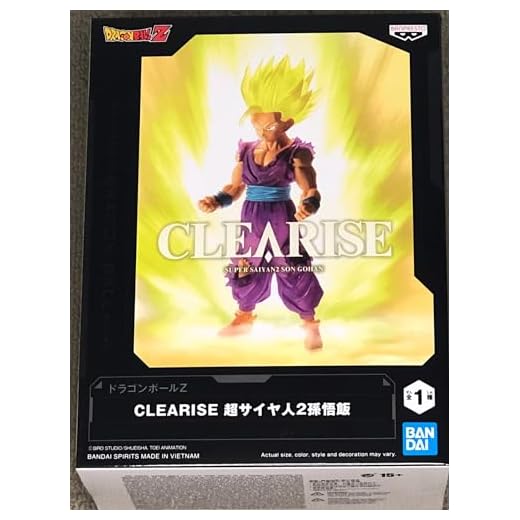 Banpresto Figura de Accion Son Gohan Super Saiyan 2 - Dragon Ball Z - Clearise 15 cm BP18943 Multicolor