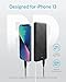 Anker Portable Charger, USB-C Portable Charger 10K with 20W Power Delivery, Power Bank (PowerCore Slim 10K PD) for iPhone 14/13/12 Series, S10, Pixel 4, and More
