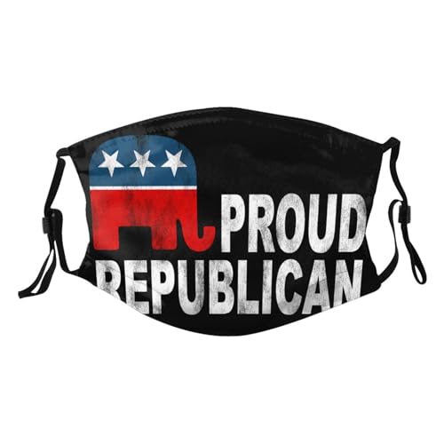 Proud To Be A Republican Adult Dust Mask Adjustable Dust Face with 2 Filter70