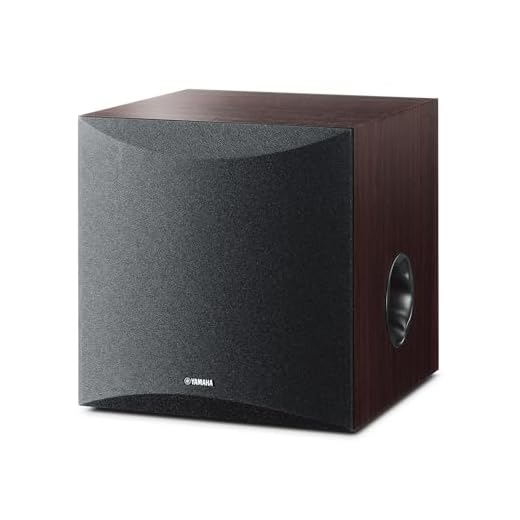 Yamaha NS-SW50 - Altavoz subwoofer amplificado (28 - 200 Hz) color negro