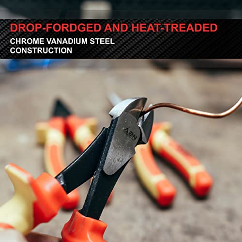 Abn Insulated Pliers Set 3-Piece Wire Stripping And Crimping Tool Electrician Pliers Stripper Crimper Wire Cutter Kit #TOP2