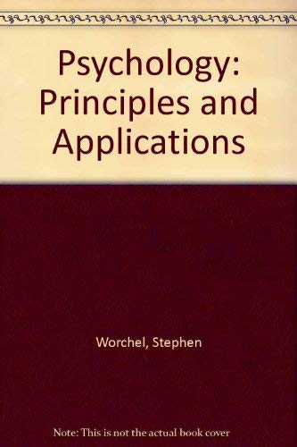 Psychology: Principles and applications 0137324537 Book Cover