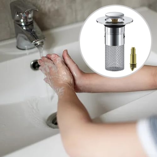 Colador desagüe de acero inoxidable ajustable 34-40 mm miniatura 6