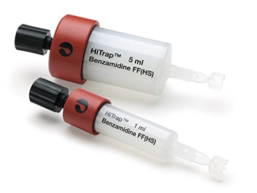 GE Life Sciences 17-5143-02 HiTrap Benzamidine, Fast Flow, Pre-Packed High Sub Columns, 2 x 1mL