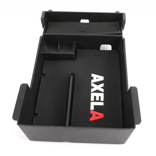 Center Console Organizer,Console Armrest Storage Box Container Organizer Tray Fit for MAZDA 3 Axela 2019-2020 Armrest Console Accessories by AMONIDA - Used condition - CA$16.28