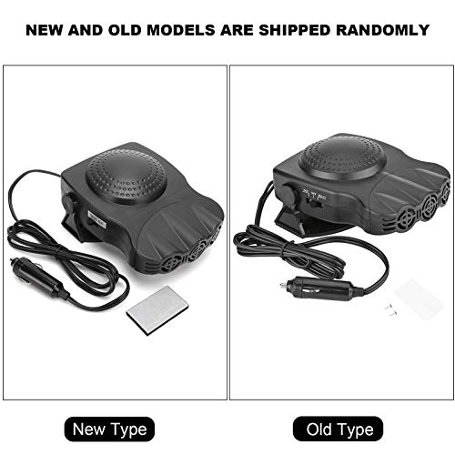 Akozon Keramikheizung 12V 150W 2 in 1 Auto Fahrzeugheizung Heizung Kühler Lüfter Windschutz Demister Defroster