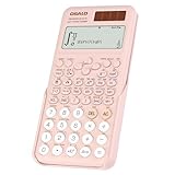 OSALO Scientific Calculator 417 Function 2 Line 10+2 Digits Written Display Solar and Battery Calculators for Students Secondary School College Pink (OS 991ES Plus 2nd Edition)