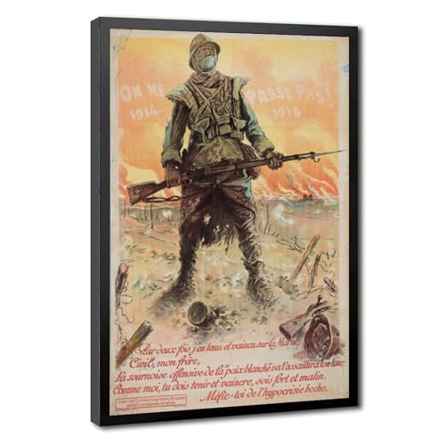 Impression sur toile haut de gamme They Shall Not Pass Guerre Mondiale 1