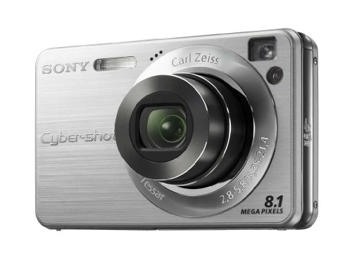 Sony Cyber-shot DSC-W130 Appareil photo numérique compact stabilisé 8.1 Mpix zoom optique : 4 x Ecran LCD de 2.5'' sortie HD argent