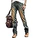 Designer Fashion Ripped Denim Blue Mens Jeans Trouser Pants Blue