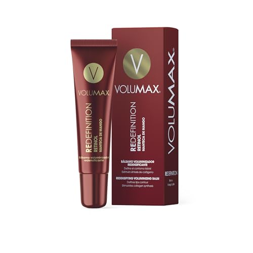 Volumax Redefinition - Bálsamo Labial Reparador, Protector, Regenerante y Antiarrugas | Define, Hidrata Y Perfila | Labios Suaves | con Retinol | Mejora Producción De Colágeno - 15ml